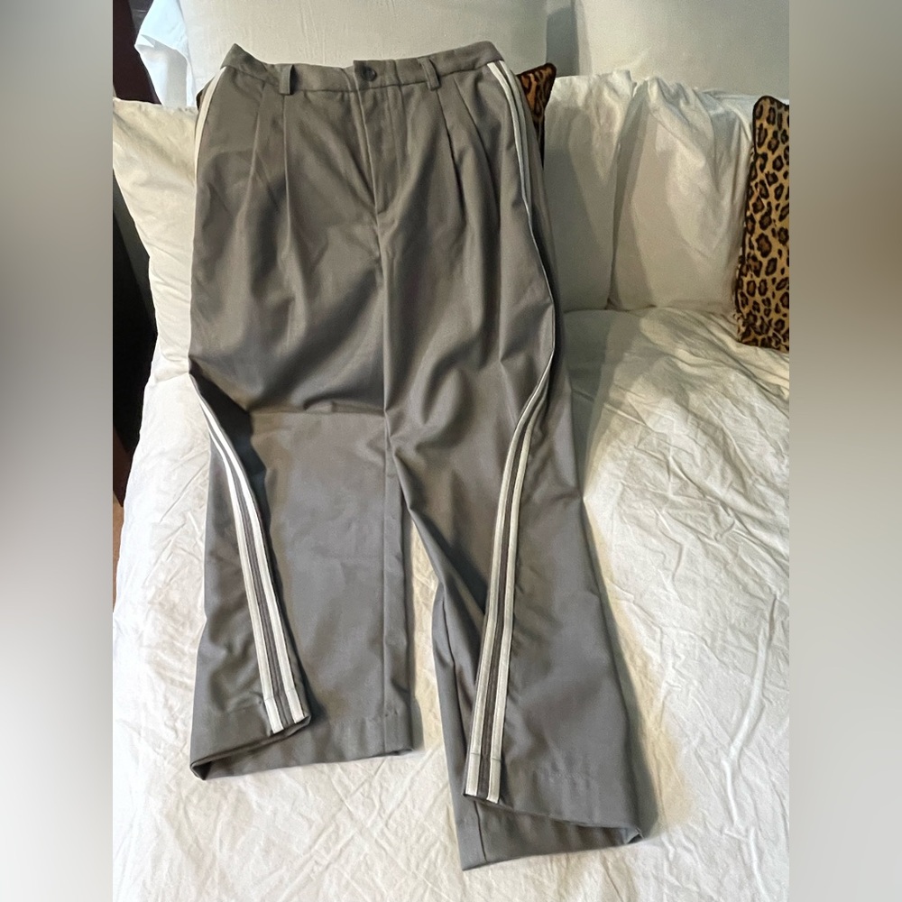Wide-Leg Gray Women’s Trousers
